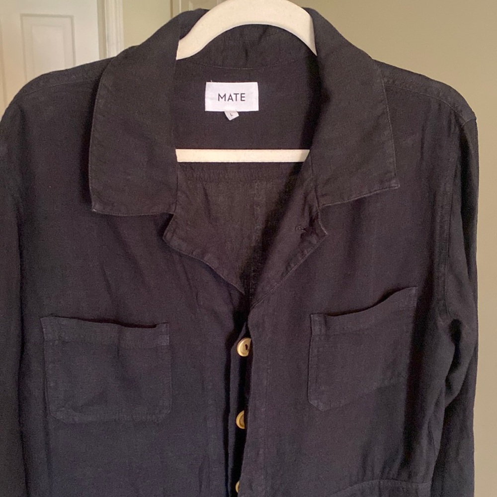 Mate the label linen jumpsuit sz Large